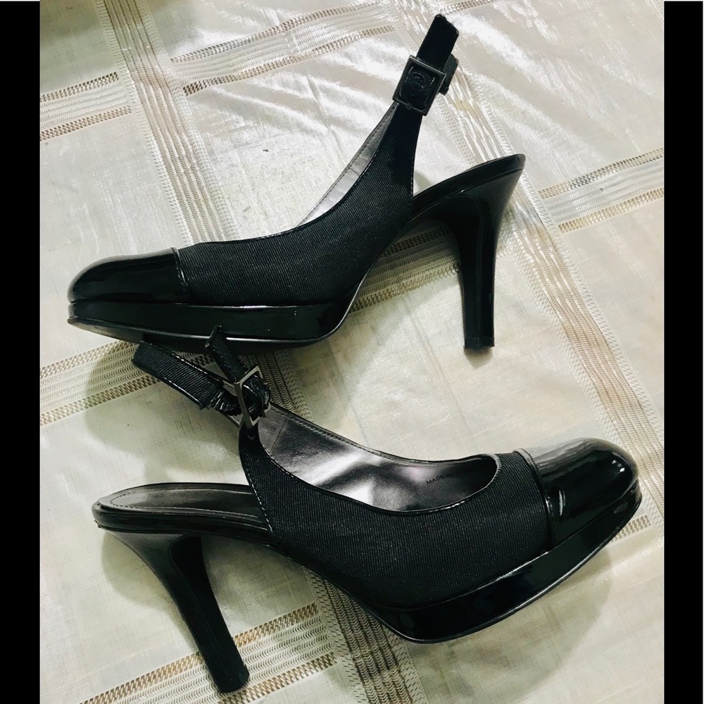 Tahari Sling-back Patent Leather Heels
